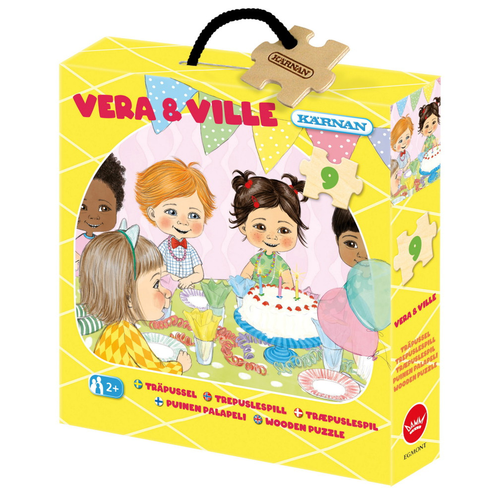 Kärnan Puinen Palapeli - Vera & Ville 9 Palaa