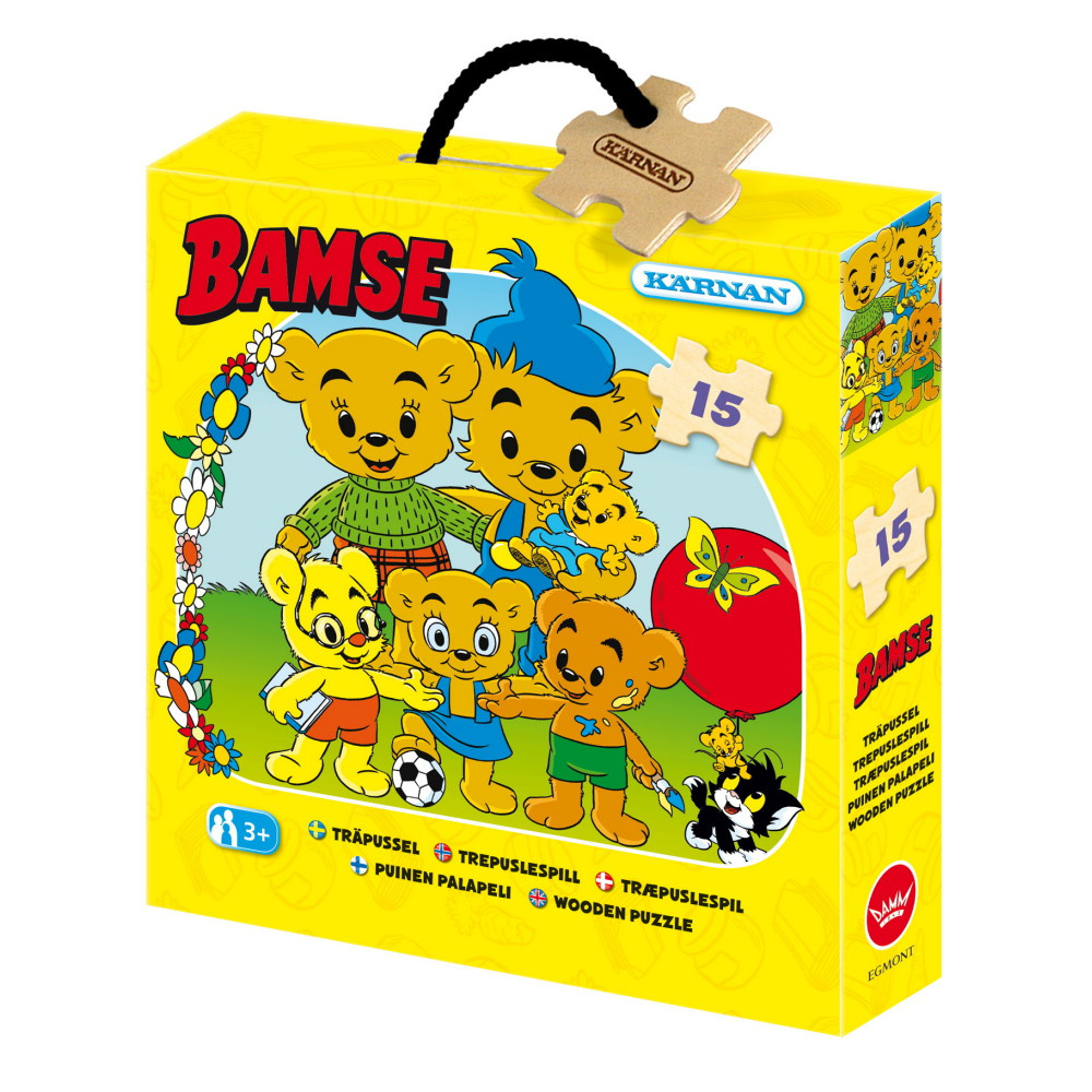 Kärnan puinen palapeli – Bamsen perhe 15 Palaa