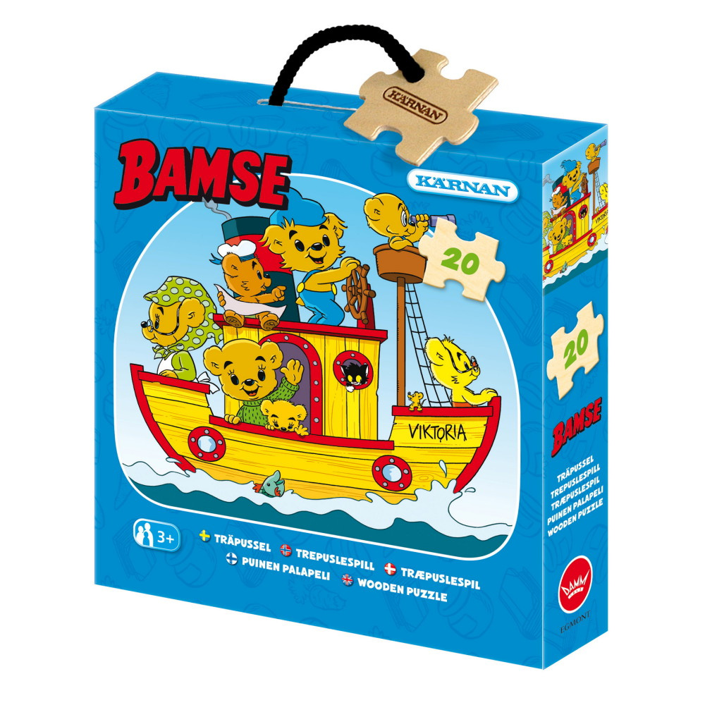 Kärnan puinen palapeli – Bamse 20 Palaa