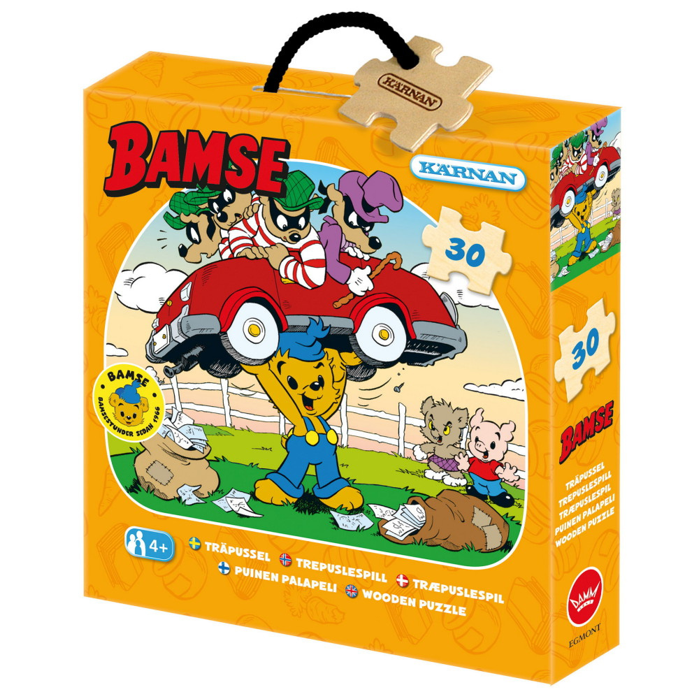 Kärnan Puinen Palapeli - Bamse 30 Palaa