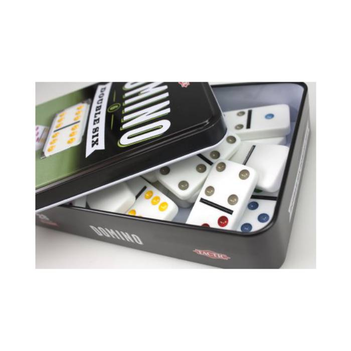 Domino Double 6 metallirasiassa
