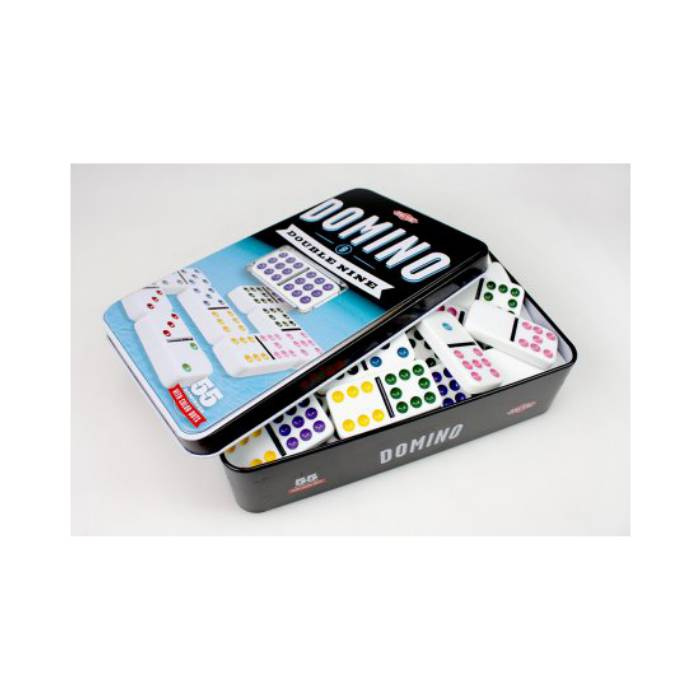 Domino Double 9 metallirasiassa