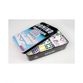 Domino Double 9 metallirasiassa Domino Double 9 metallirasiassa