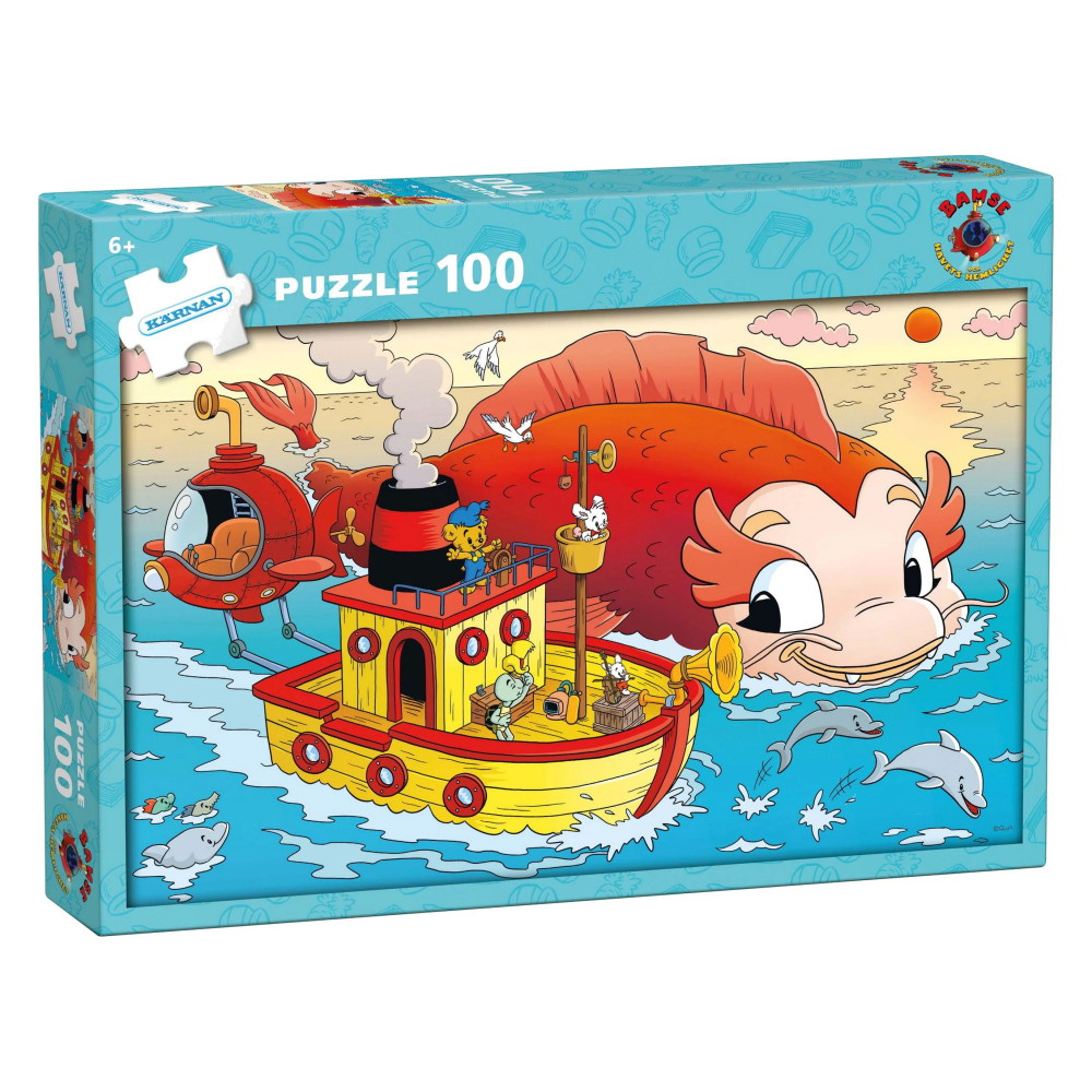 Palapelit: Bamse Meren salaisuus 100 Palaa