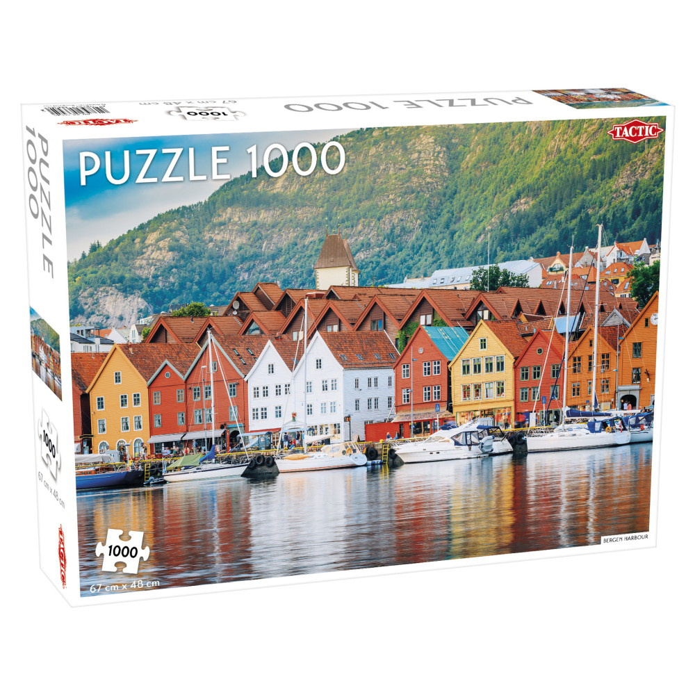 Tactic Palapeli: Bergen Harbour 1000 Palaa