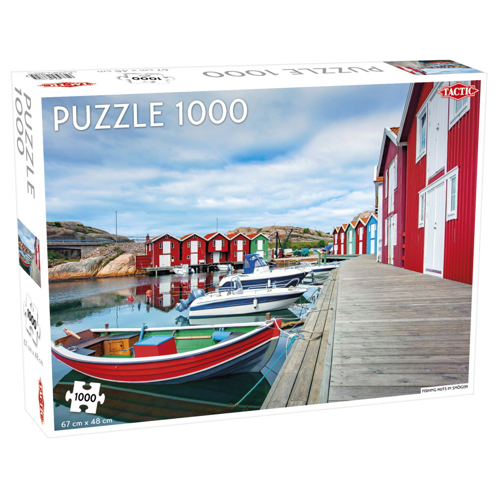 Tactic Palapeli: Fishing Huts in Smögen 1000 palaa