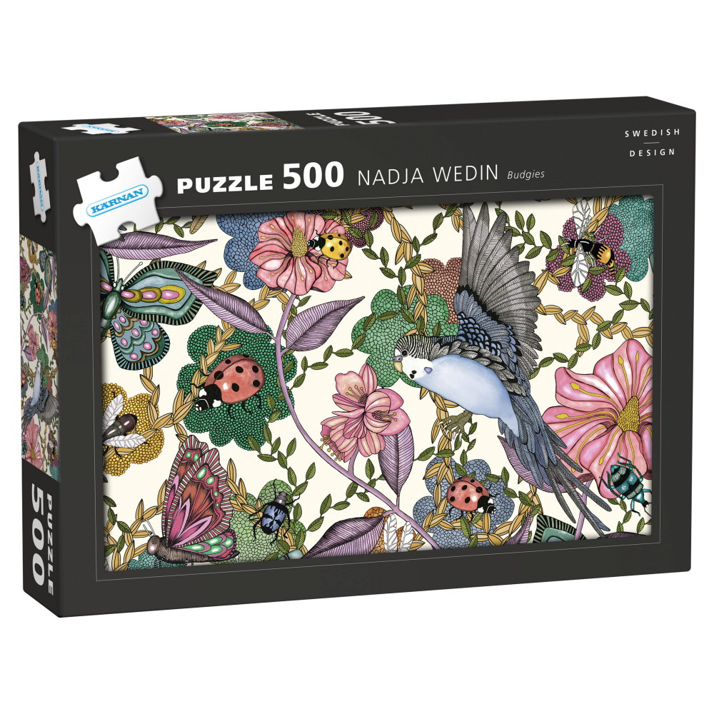 Kärnan Palapeli: Nadja Wedin - Budgies 500 Palaa