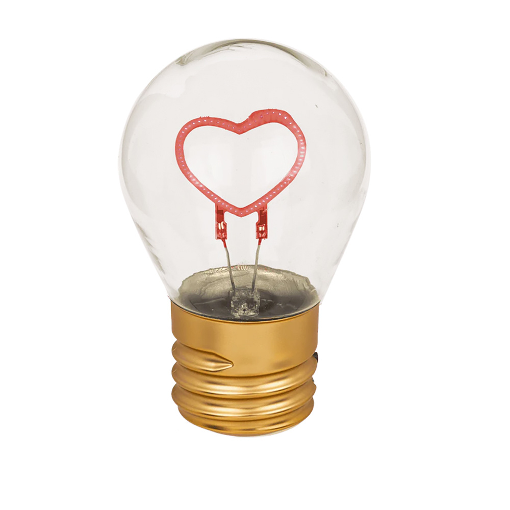 Lampa Light Bulb Heart