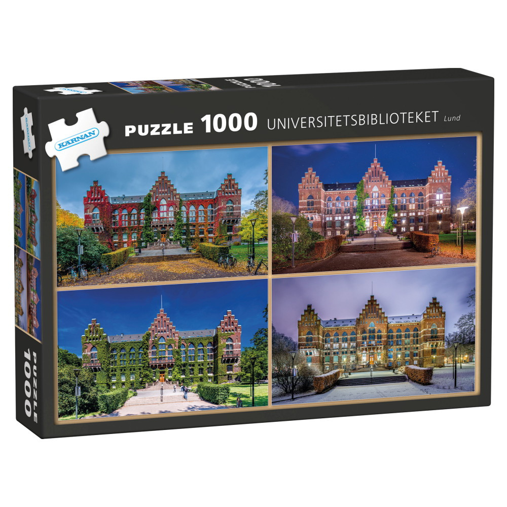 Kärnan Palapeli: Universitetbiblioteket Lunds Universitet, Sweden 1000 Palaa