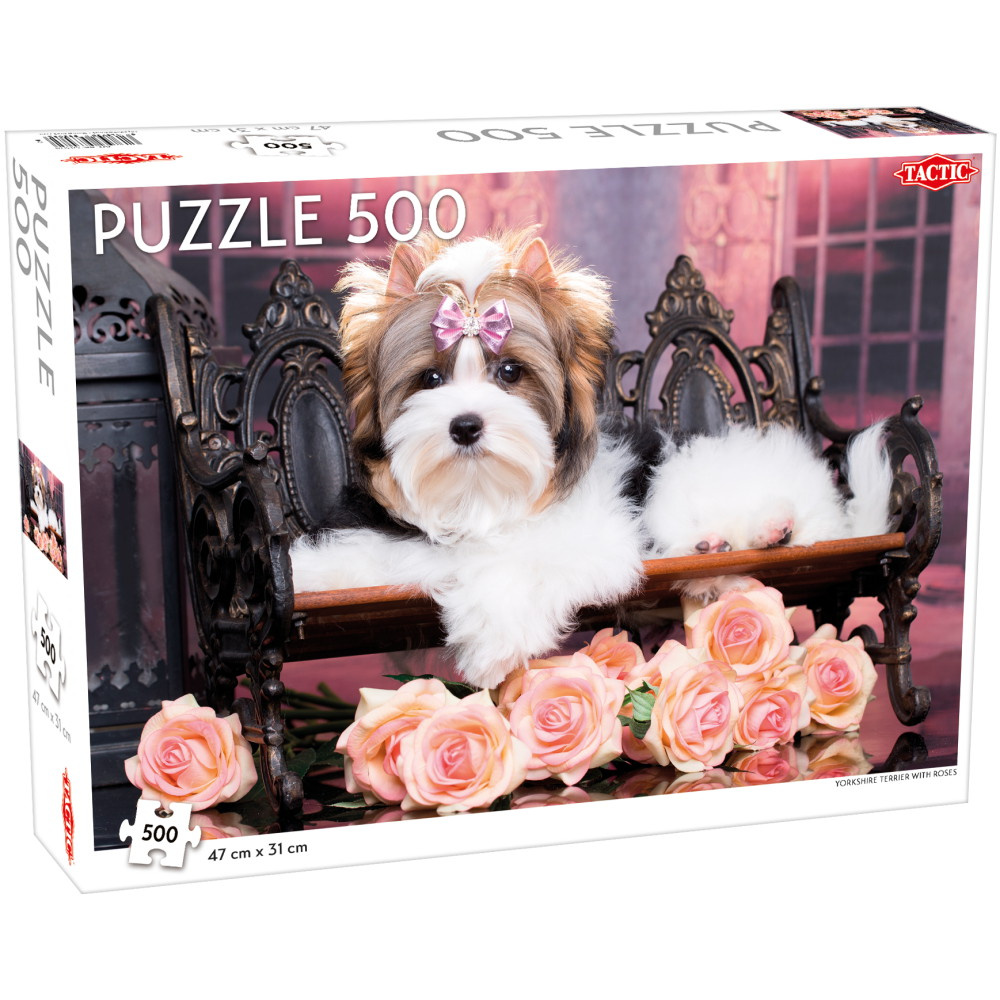 Tactic: Yorkshire Terrier With Roses 500 Palaa