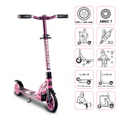 Six Degrees Aluminium Scooter Junior 180/145 mm Pink Six Degrees Aluminium Scooter Junior 180/145 mm Pink