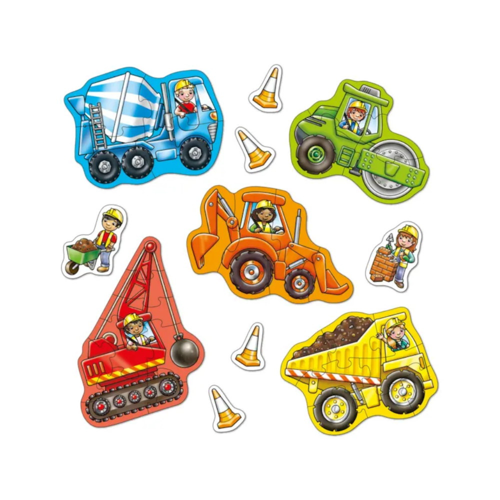 Palapeli Big Wheels 4 ja 8 Palaa