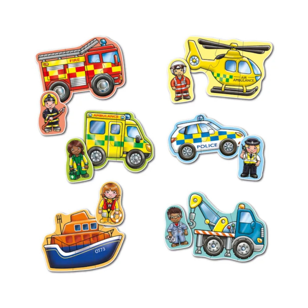 Palapeli  Pelastusryhmä 6x2 Palaa