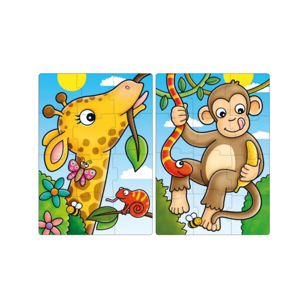 Palapeli First Jungle Friends 2 x 12 Palaa