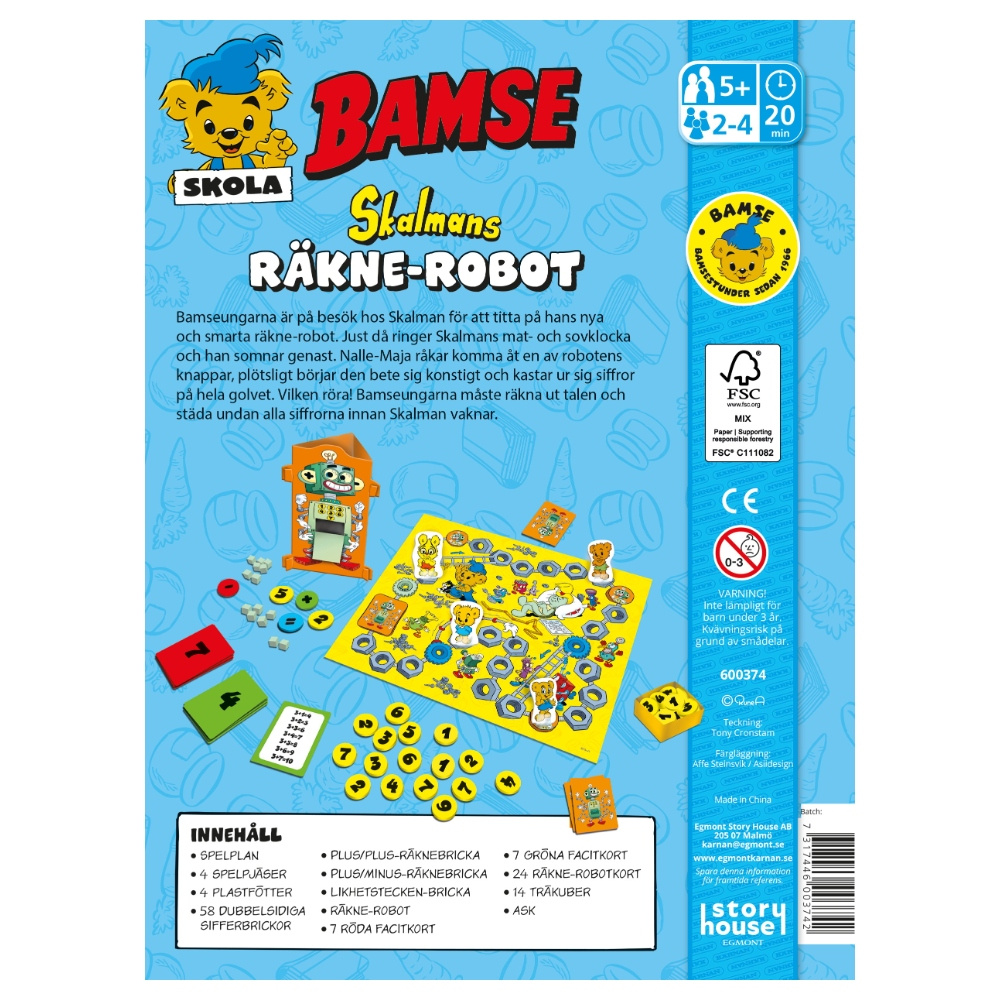 Bamse Peli Laskurobotti