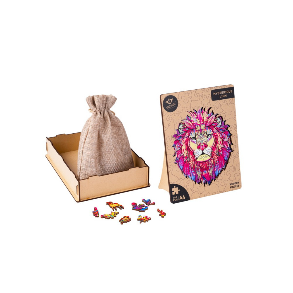Puzzle A4 Lion - 161 pieces