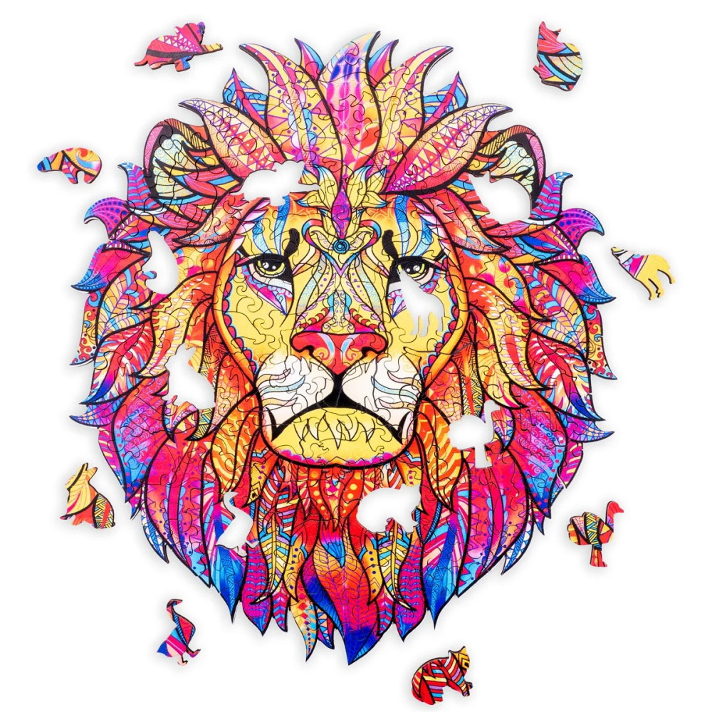 Puzzle A4 Lion - 161 pieces