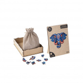 Puzzle A4 Elephant (head) - 83 pieces Puzzle A4 Elephant (head) - 83 pieces