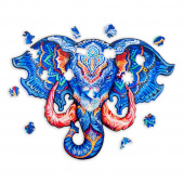 Puzzle A4 Elephant (head) - 83 pieces Puzzle A4 Elephant (head) - 83 pieces