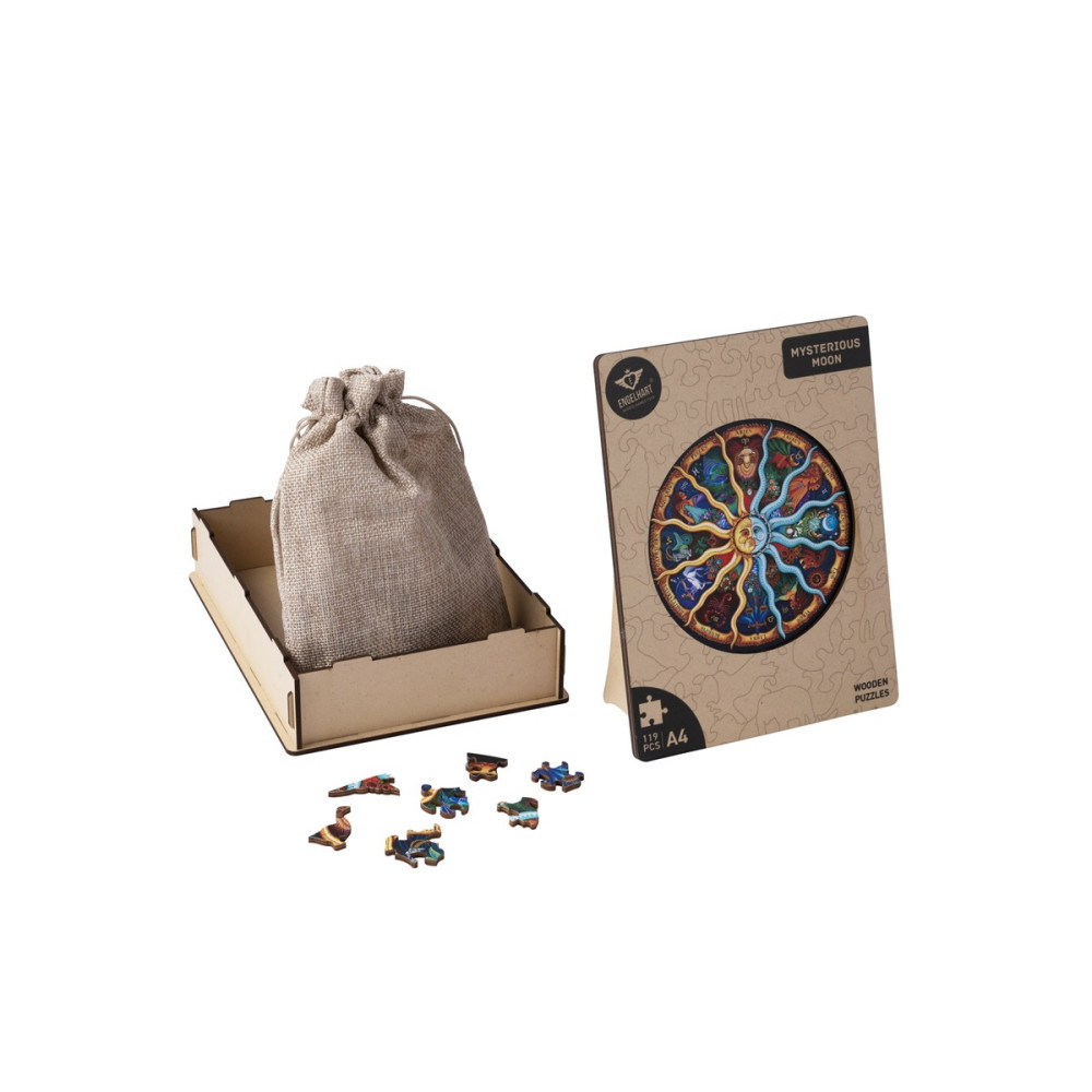 Puzzle A4 Moon - 119 pieces