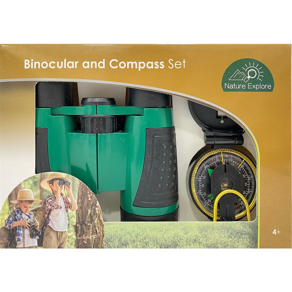 Nature Explore set with Binocular & Compass