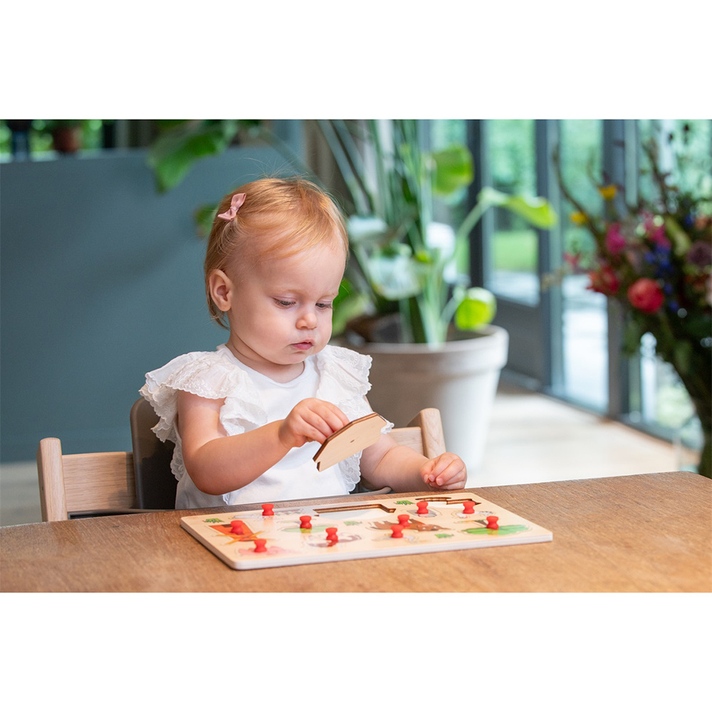 Engelhart Education Button Puzzle Farm