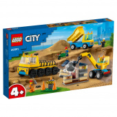 LEGO City - Rakennustyömaan ajoneuvot, nosturi ja purkupallo LEGO City - Rakennustyömaan ajoneuvot, nosturi ja purkupallo