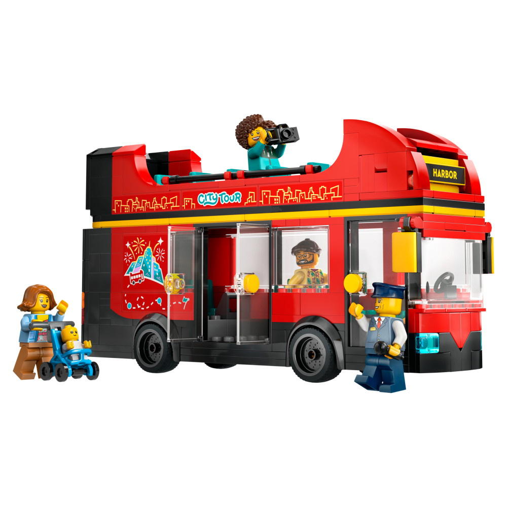 LEGO City - Punainen kaksikerroksinen turistibussi