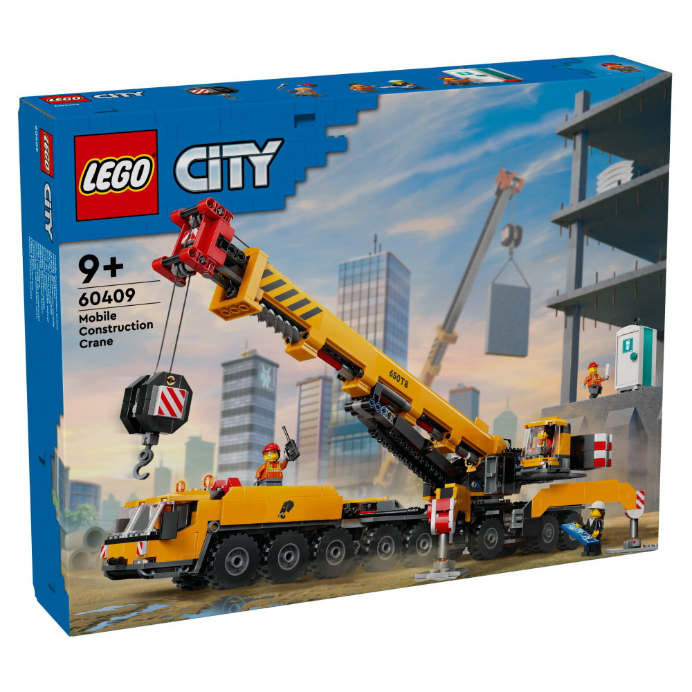 LEGO City - Keltainen ajettava rakennusnosturi