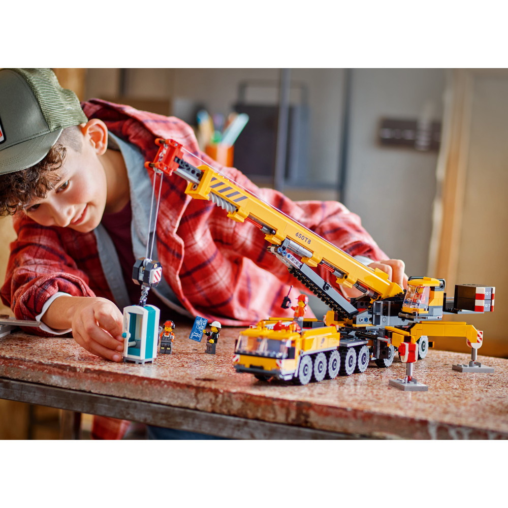 LEGO City - Keltainen ajettava rakennusnosturi