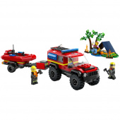 LEGO City -  Nelivetopaloauto ja pelastusvene LEGO City -  Nelivetopaloauto ja pelastusvene
