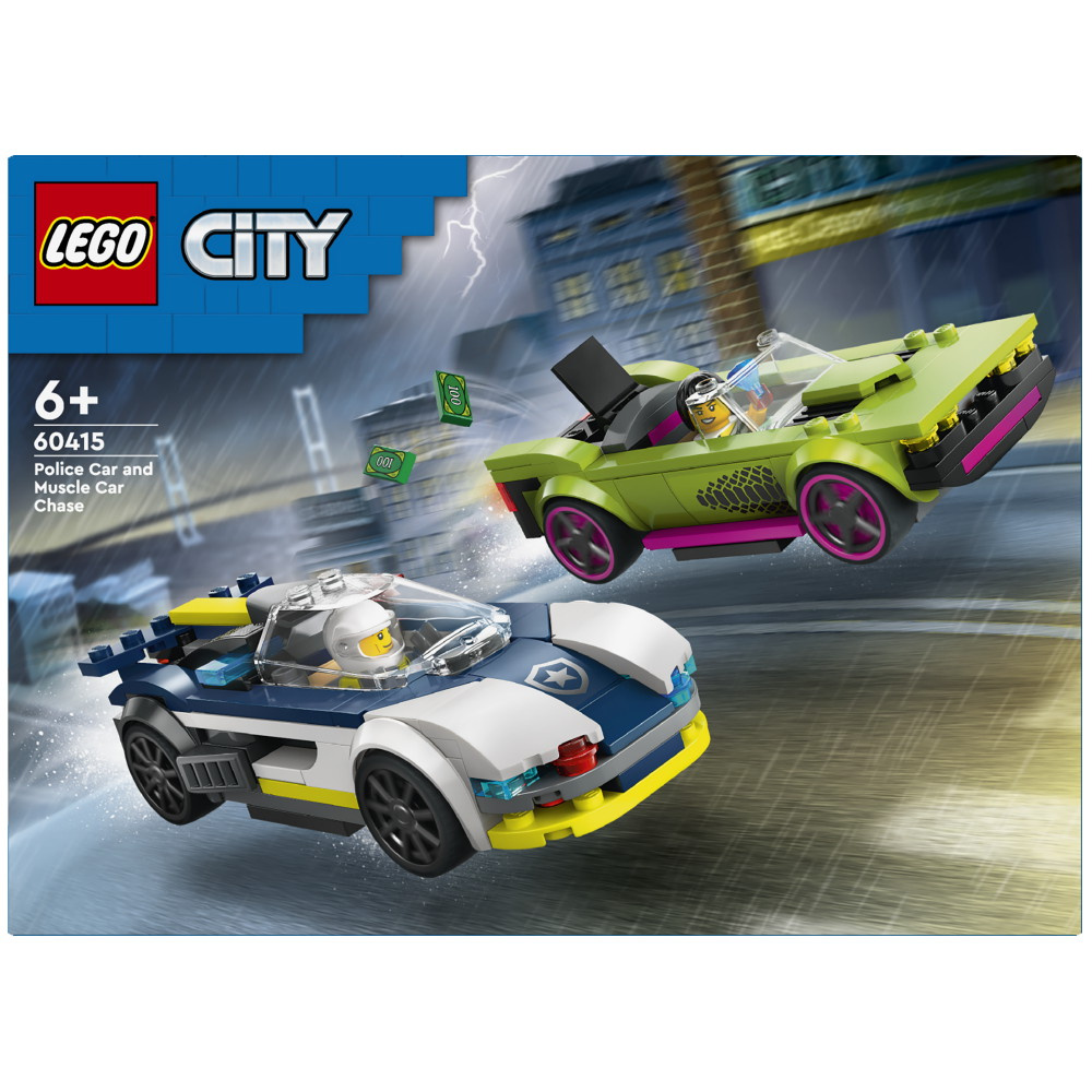 LEGO City - Poliisiauto ja muskeliauton takaa-ajo