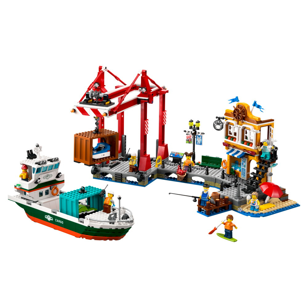 LEGO City - Merisatama ja rahtilaiva