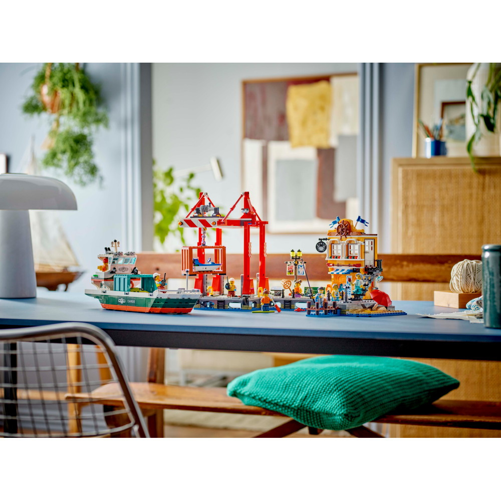 LEGO City - Merisatama ja rahtilaiva