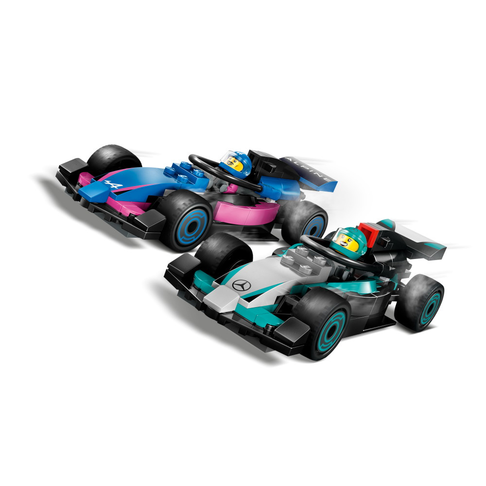 LEGO City - F1-talli ja Mercedes-AMG‑ ja Alpine-autot
