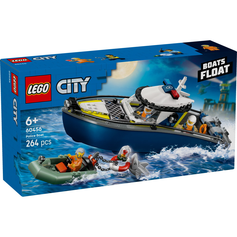 LEGO City - Takaa-ajo poliisiveneellä