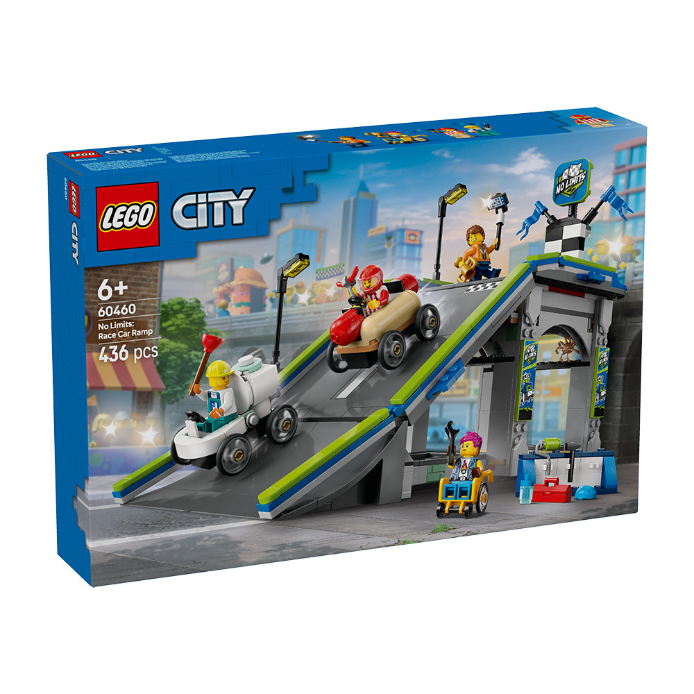 LEGO City - Ei rajoja: Kilpa-autojen ramppirata