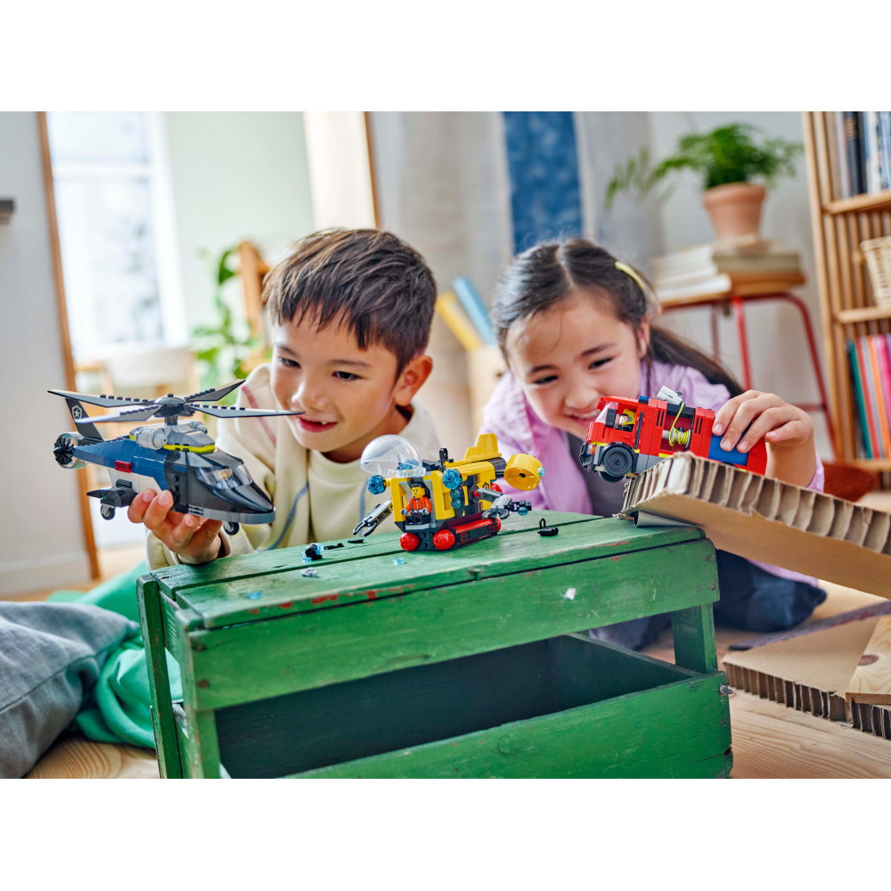 LEGO City – Helikopteri, paloauto ja sukellusvene