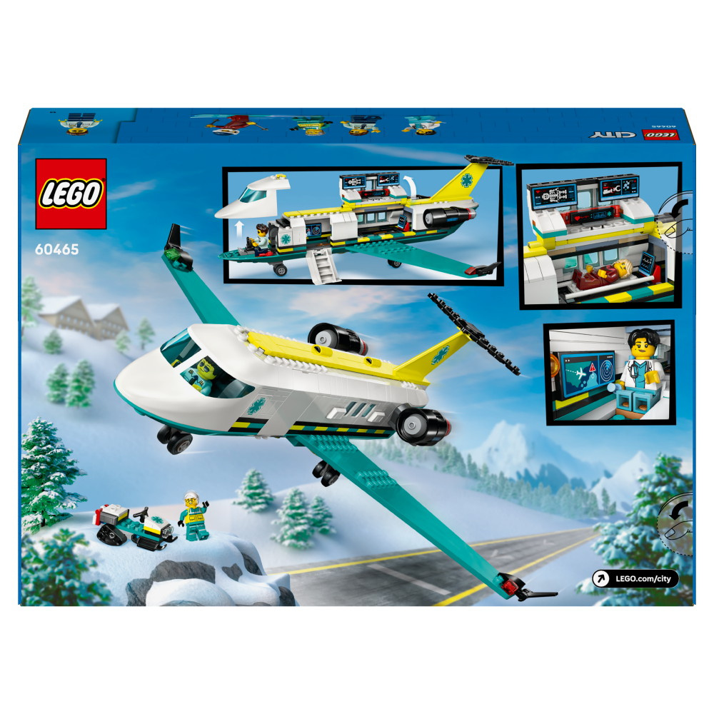 LEGO City - Pelastuslaitoksen ambulanssilentokone