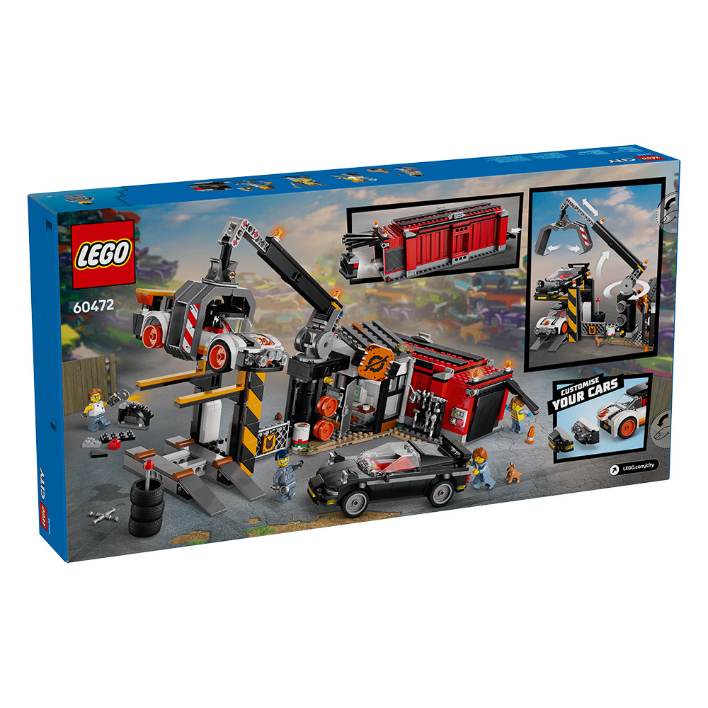 LEGO City - Autopurkamo ja autoja