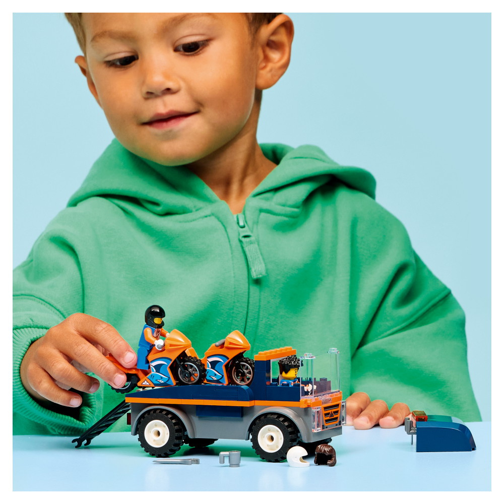 LEGO City - Moottoripyörän Kuljetusauto