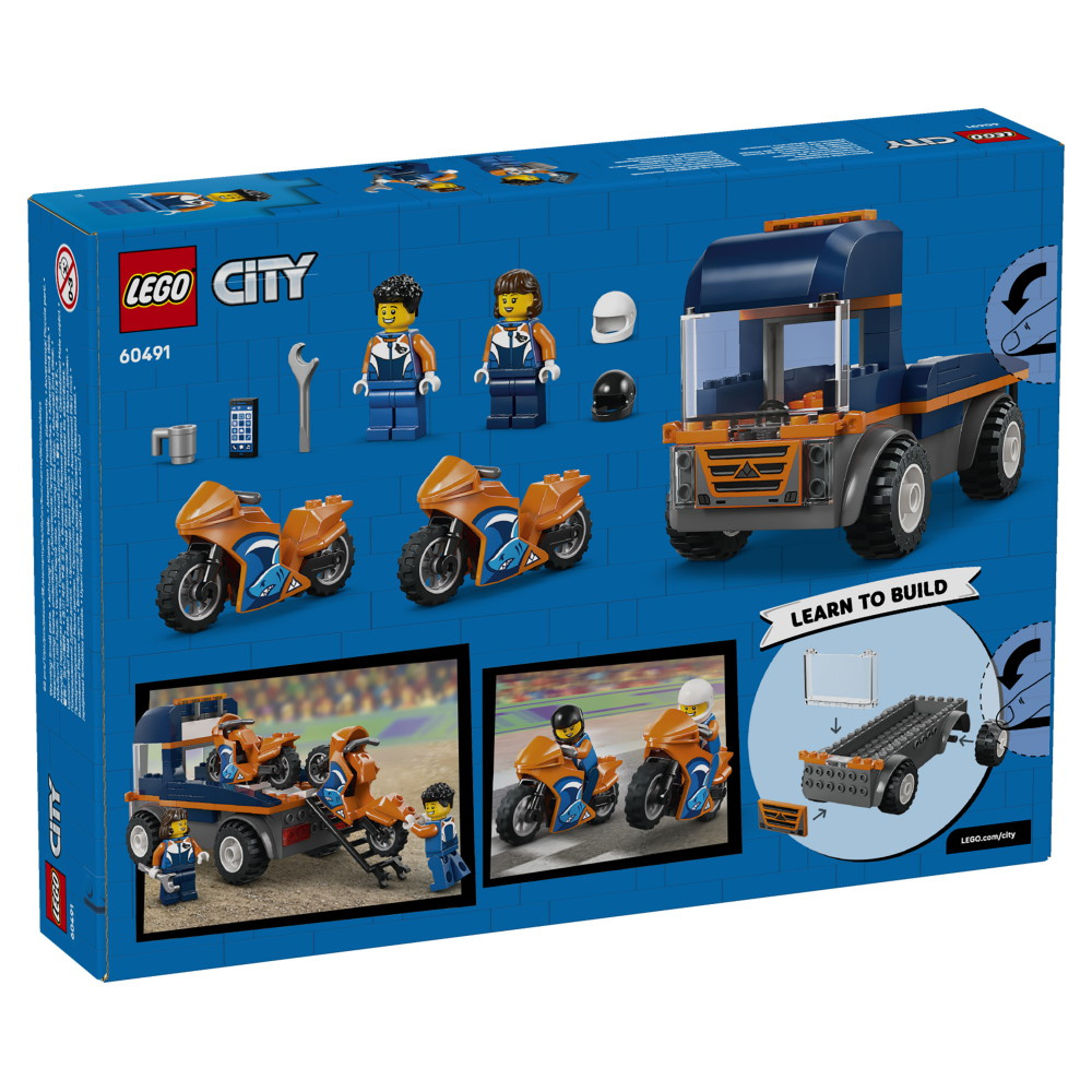 LEGO City - Moottoripyörän Kuljetusauto