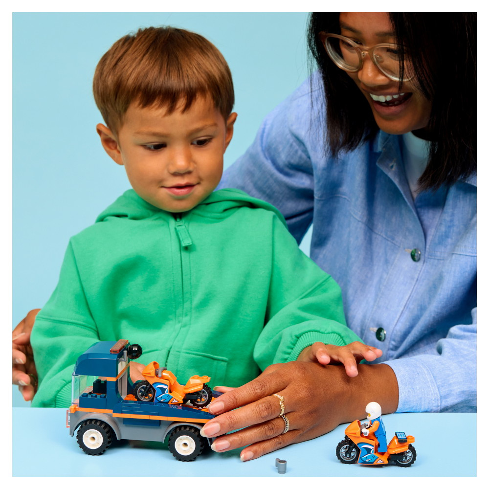 LEGO City - Moottoripyörän Kuljetusauto