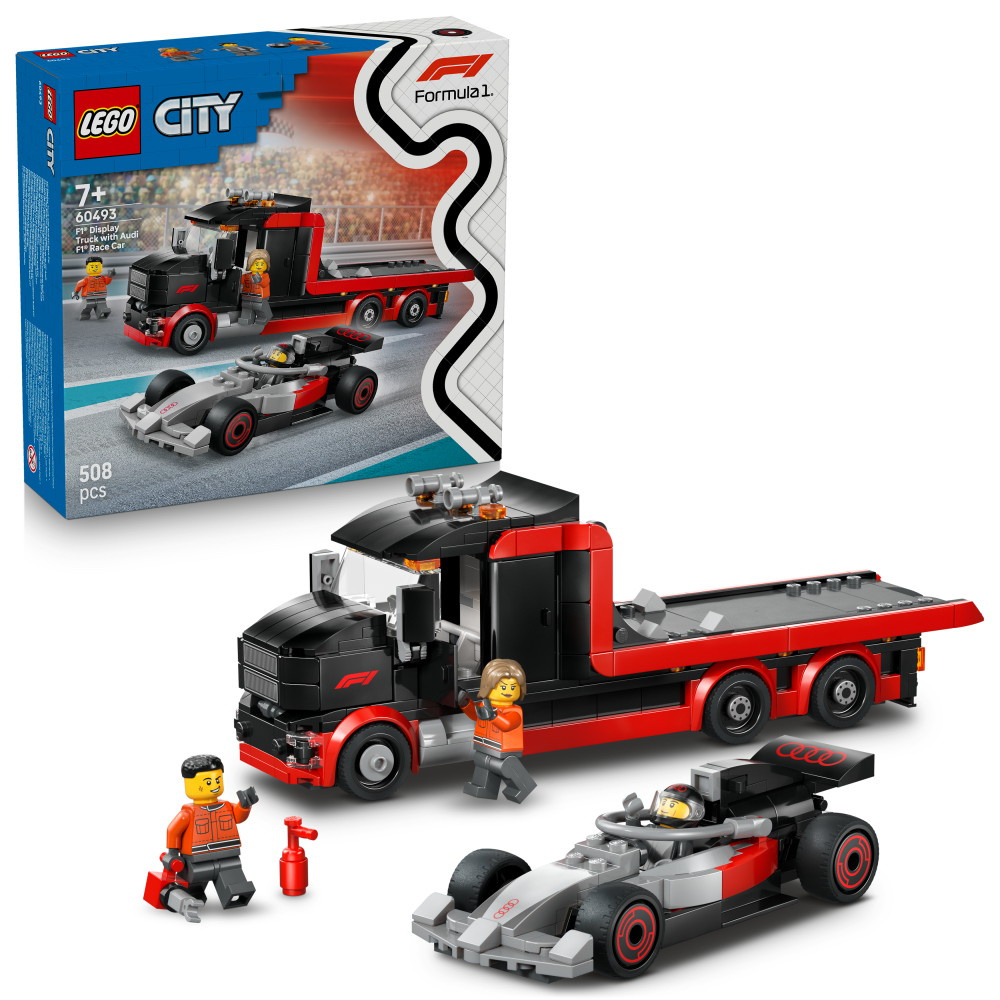 LEGO City - F1®-kuljetusauto ja Audi F1® ‑kilpa-auto