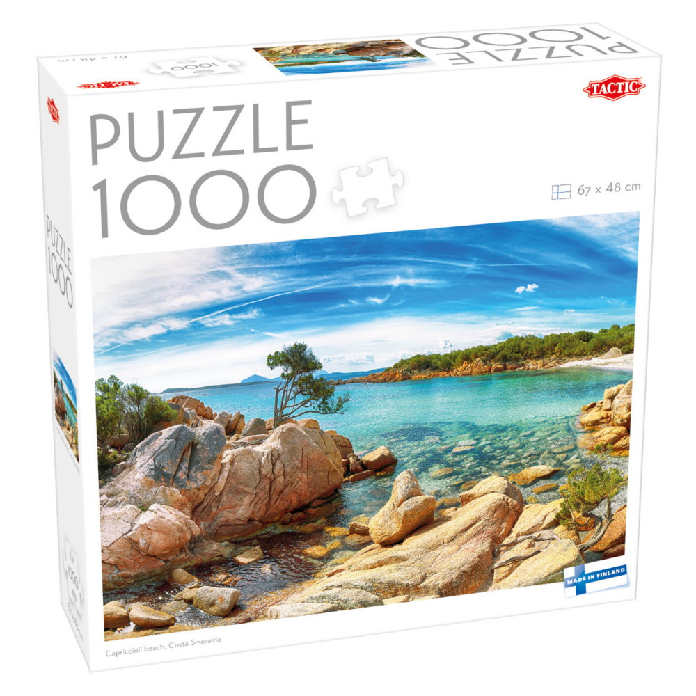 Tactic Palapeli: Capriccioli beach, Costa Smeralda 1000 Palaa