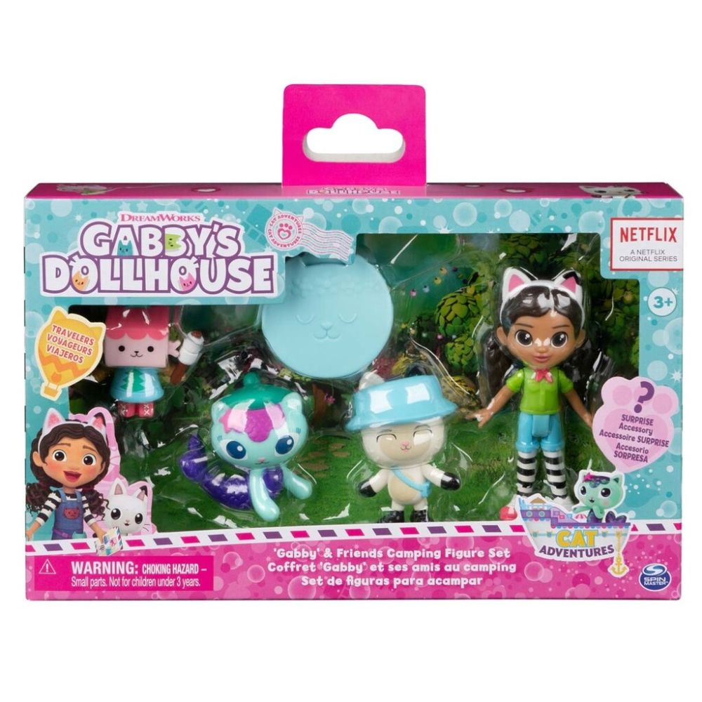 Gabby's Dollhouse - Gabby & Friends Camping Figure Set