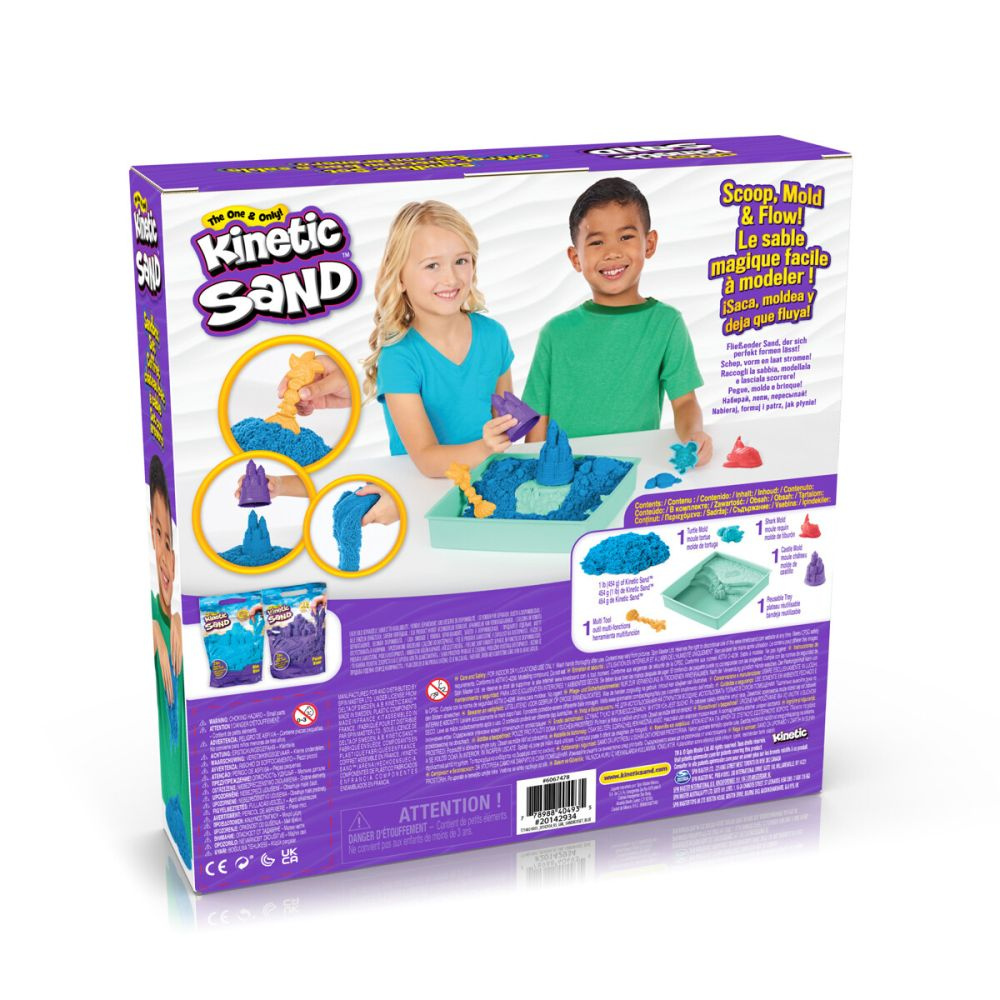Kinetic Sand Sandbox Set - Blue