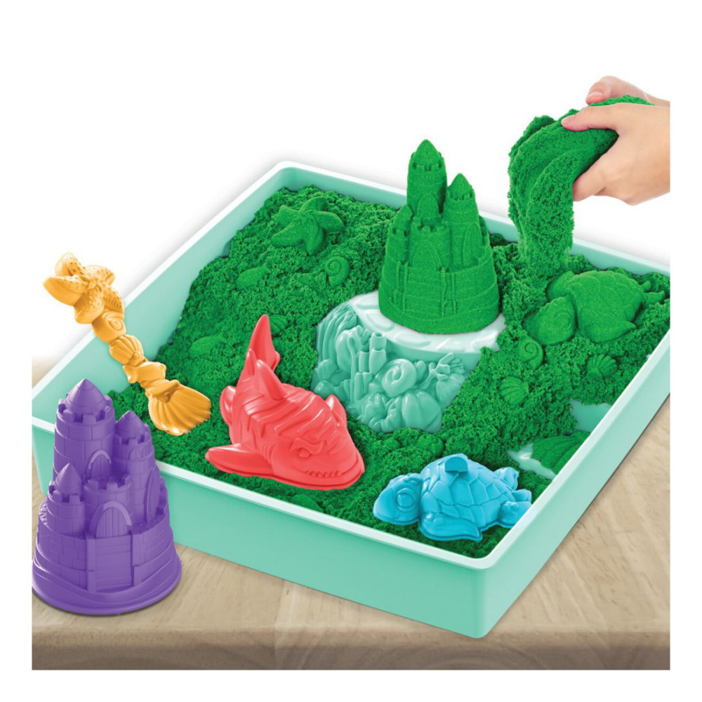 Kinetic Sand Sandbox Set - Green