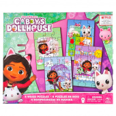 Gabby's Dollhouse - Puiset palapelit 4 pakkaus