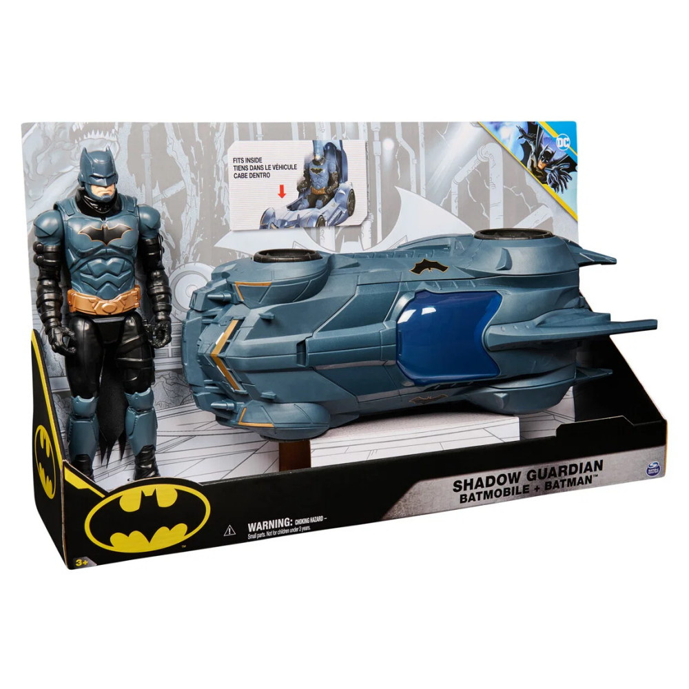 Batman  - Shadow Guardian Batmobile with Figur 30 cm